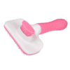 Dog Self clean brush pink 1